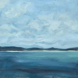Zeegezicht, 2016 (olieverf op doek)