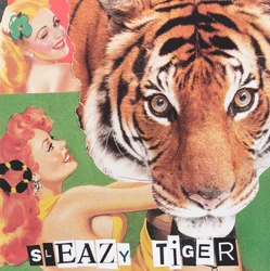 Slappe tijger, 2019 (collage)