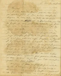 Brief van Rosalie Saugrain aan P. R. Bureau