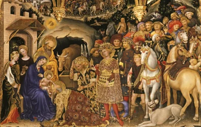 Aanbidding van de Wijzen (detail)