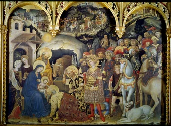 De aanbidding van de magiërs (detail)