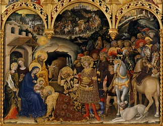 De aanbidding der wijzen, 1423