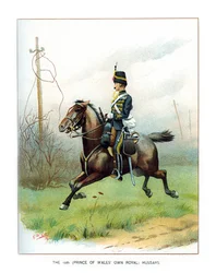De 10e Prince of Wales Own Royal Hussars, c1890