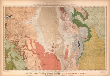 Geologische en geografische atlas van Colorado en delen van aangrenzend gebied