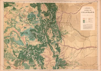 Geologische en geografische atlas van Colorado en aangrenzende gebieden