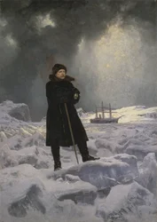 Portret van de Arctische ontdekkingsreiziger Baron Adolf Erik Nordenskioeld