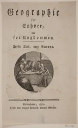 Titelblad met vignet voor "Geografie voor Iedereen"