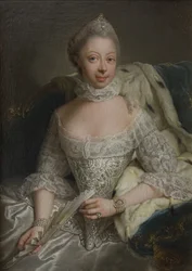 Portret van prinses Charlotte van Mecklenburg-Strelitz