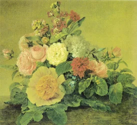 Duits: Blumenstillleben Stilleven met bloemen