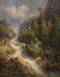 Stalbachwaterval bij Grundlsee