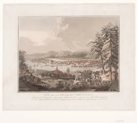 Uitzicht over de Stad Kristiania