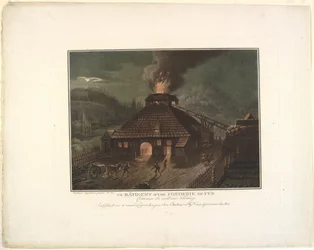 Een gebouw van een ijzergieterij