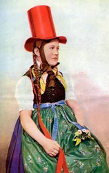 Een bosmaagd in haar zondagse jurk, 1922