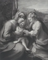 Het mystieke huwelijk van Sint Catharina, ca. 1831