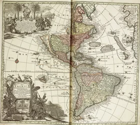 Kaart van de Amerika