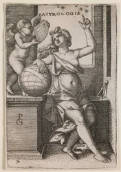 Astrologie, uit de serie "De vrije kunsten", ca.1541 (gravure)