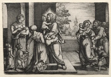 Christus met kleine kinderen