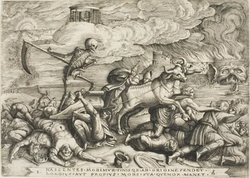 De Triomf van de Dood, plaat vijf uit De Triomfen van Petrarca