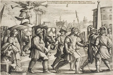 De Triomf van Roem, plaat drie uit de Triomfen van Petrarca