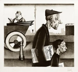 Krantenverkoper (Werk schaadt)