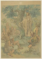 Prediking van het Christendom in Drenthe