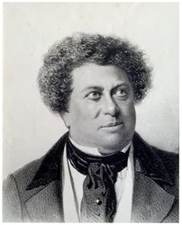 Portret van de auteur Alexandre Dumas, 19e eeuw
