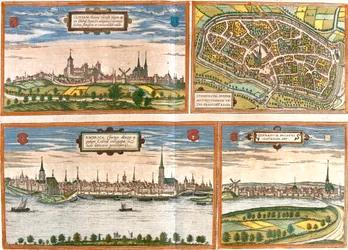 Kleef, Duisburg, Emmerich, Genappe, Duitsland, België