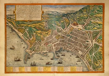 Kaart uit Civitates Orbis Terrarum
