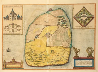 Uranienborg uit Civitates Orbis Terrarum