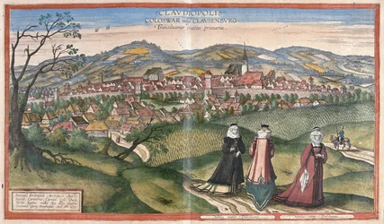 Cluj-Napoca, Roemenië (gravure)