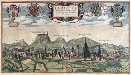 Lviv (Lvov), Oekraïne (gravure)