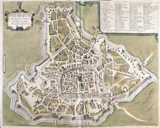 Padua, regio Veneto, Italië (ets)