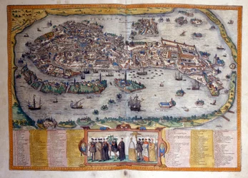 Uitzicht op Venetië uit de Atlas 