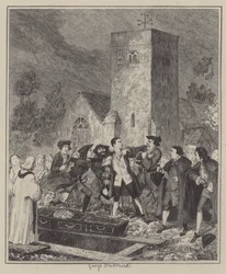 Illustratie voor Jack Sheppard (gravure)