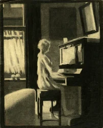 Dorothy speelt piano, 30 november 1931