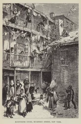 Voddenrapershof, Mulberry Street, New York