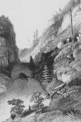 Portage in Hoarfrost River, 1836