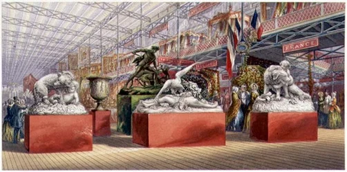 Beelden - Binnenaanzicht van de Grote Tentoonstelling