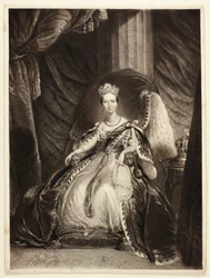 Victoria, koningin van Groot-Brittannië, India enz., ook wel De Grote Koningin genoemd