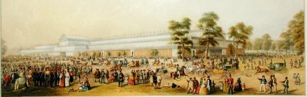 Uitzicht op het Crystal Palace