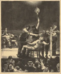Tussen de ronden, groot, eerste steen