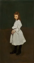 Klein meisje in het wit (Queenie Burnett)