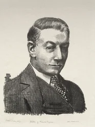 Schets van Frank Byrne