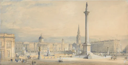 Een voorgesteld plan voor Trafalgar Square