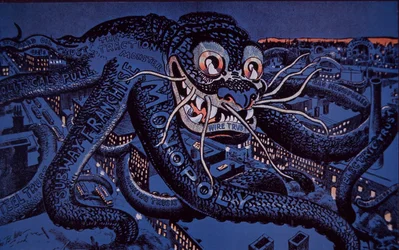 Grote zakelijke trusts in de VS, hebzuchtige octopus van monopolie