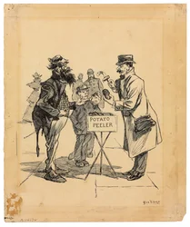 Straatverkoper, c.1895