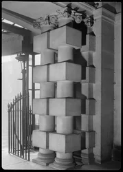 Het landhuis en bijbehorende hekken, High Street, Doncaster, 1942
