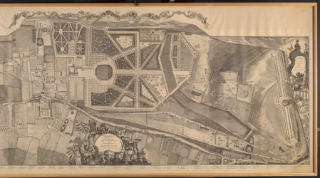 Een Topografisch Onderzoek van de Parochie van Kensington met Plannen en Elevaties van het Koninklijk Paleis en Tuinen, Hyde Park en Knightsbridge