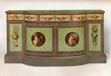 Secretaire commode, ca. 1785