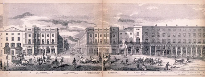 Panorama van Londen, 1849